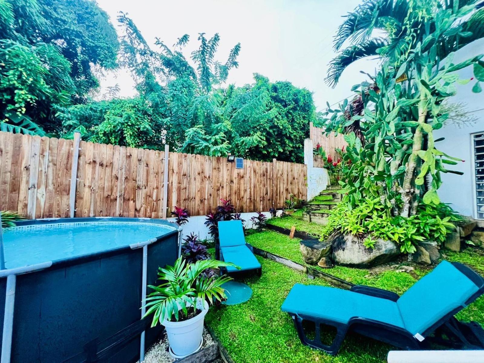 Villa Iguana, Duplex Paisible, Vue Magnifique Mer Et Rocher Du Diamant, Piscine แซ็งต์-ลูซ ภายนอก รูปภาพ